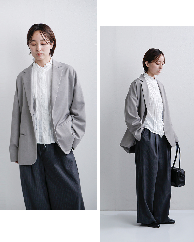 TRAVAIL MANUEL(トラバイユマニュアル)イージーウーステッドジャケット4021