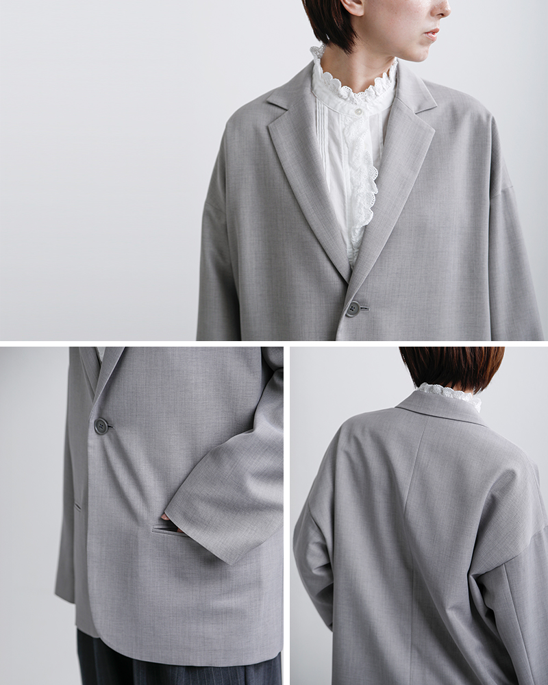 TRAVAIL MANUEL(トラバイユマニュアル)イージーウーステッドジャケット4021