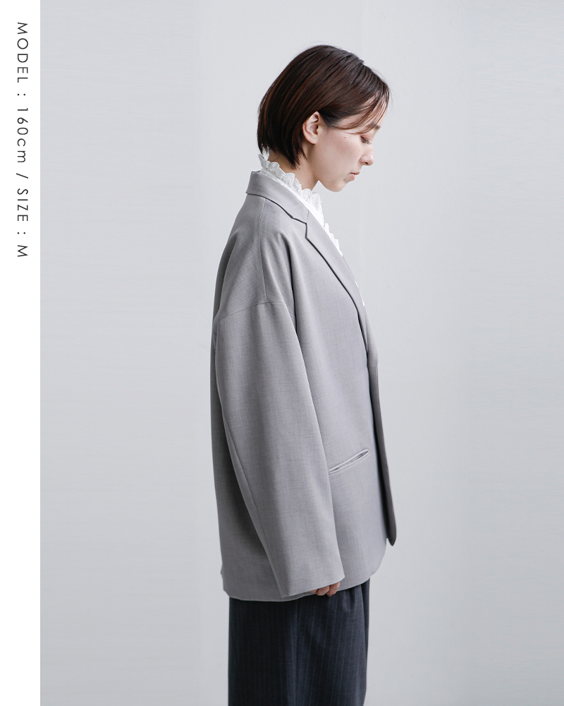 TRAVAIL MANUEL(トラバイユマニュアル)イージーウーステッドジャケット4021