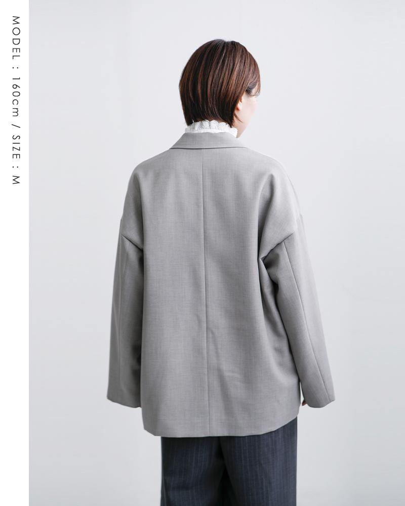 TRAVAIL MANUEL(トラバイユマニュアル)イージーウーステッドジャケット4021