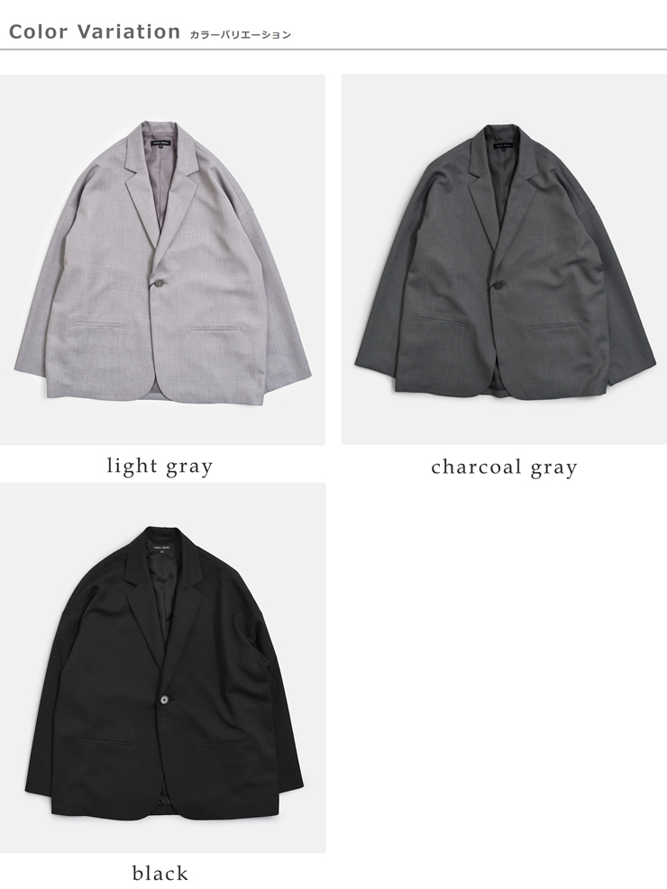 TRAVAIL MANUEL(トラバイユマニュアル)イージーウーステッドジャケット4021