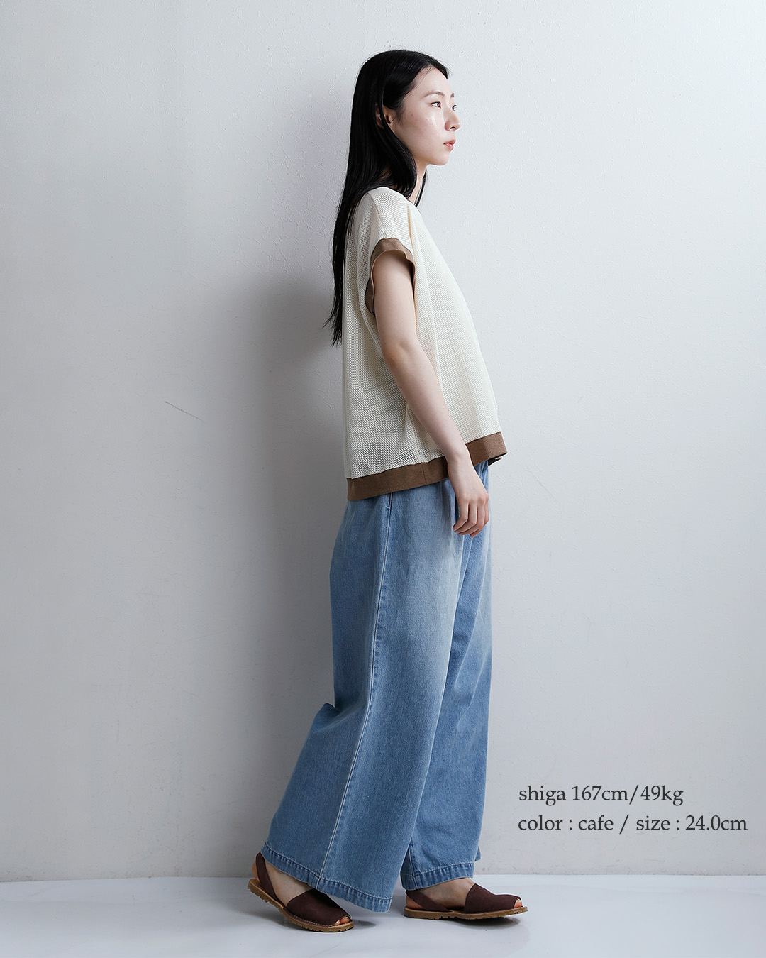 AVARCA MENORQUINAスエードレザー バックストラップ フラットサンダル 500-ante