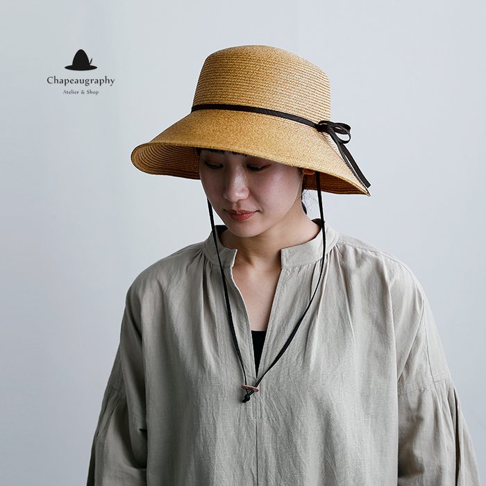 Chapeaugraphy シャポーグラフィー ペーパーブレード キャペリンハット