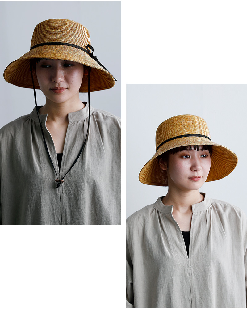 Chapeaugraphy(シャポーグラフィー)ペーパーブレードキャペリンハット50127