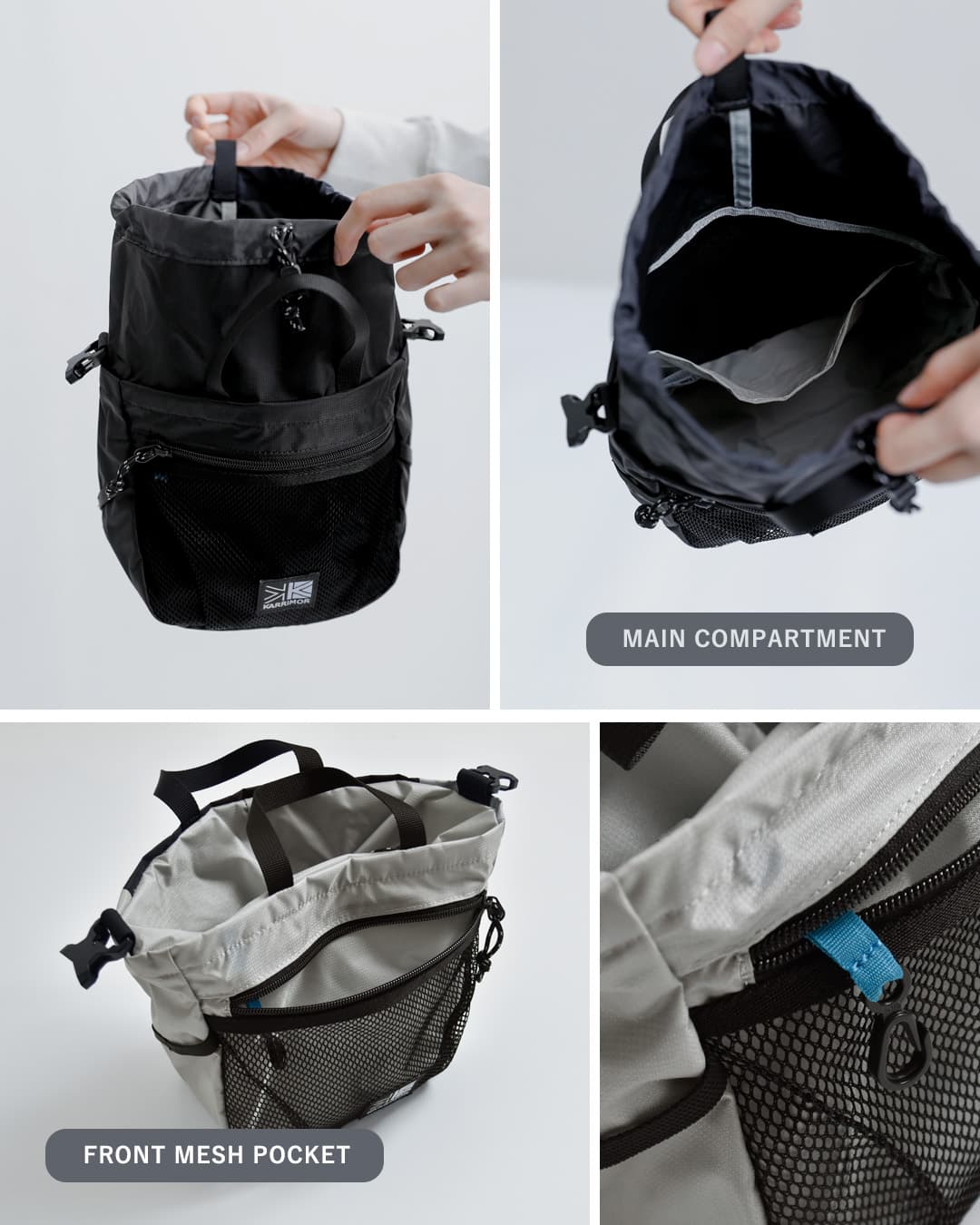 KARRIMOR(カリマー)3way グラブ ミニ キャリー 4L grab mini carry 501279