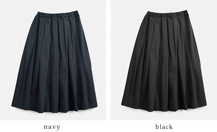 TRAVAIL MANUEL(トラバイユマニュアル)コットンコンパクトウェザータックフレアスカート5077