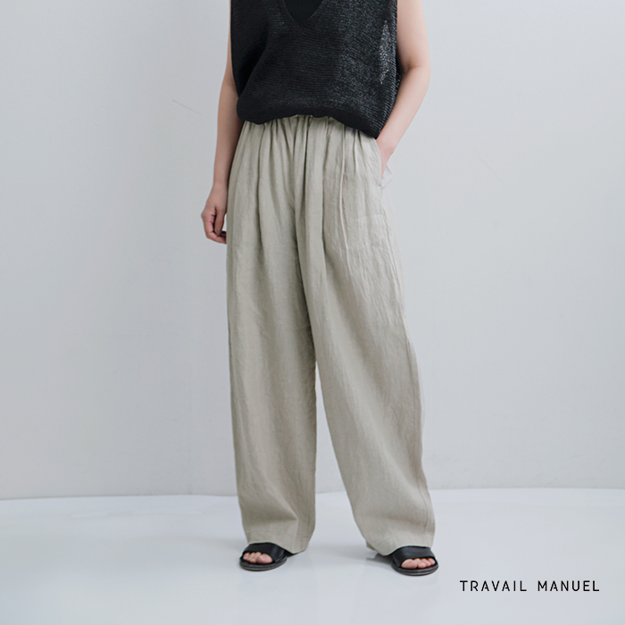 TRAVAIL MANUEL トラバイユマニュアル フレンチリネン キャンバス
