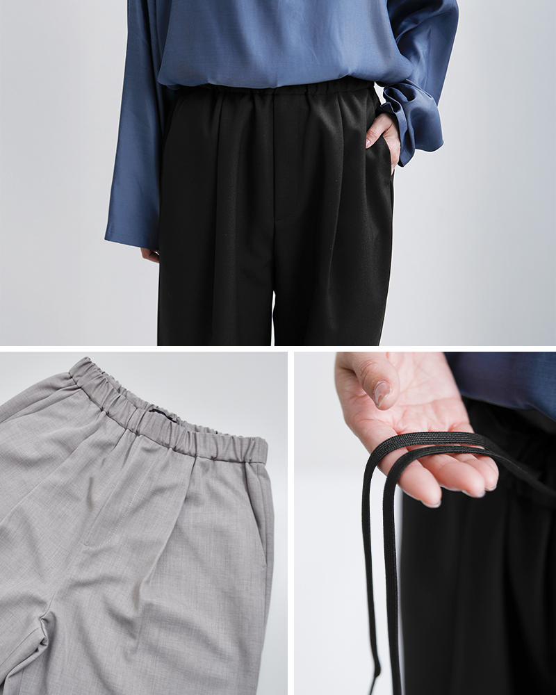 TRAVAIL MANUEL(トラバイユマニュアル)イージーウーステッドプランパンツ5104