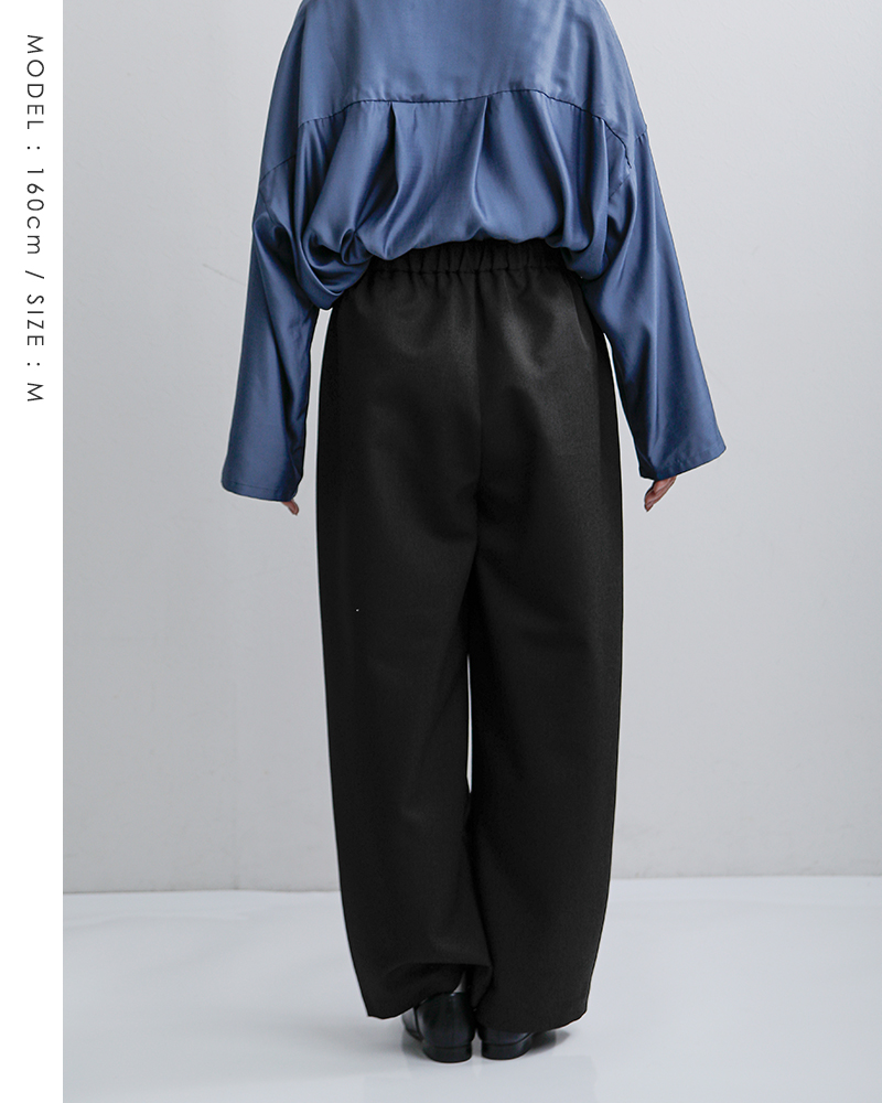 TRAVAIL MANUEL(トラバイユマニュアル)イージーウーステッドプランパンツ5104