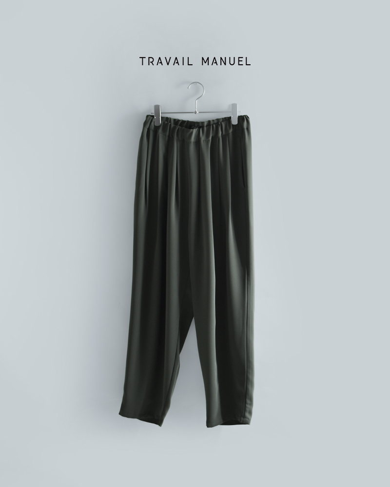 TRAVAIL MANUEL(トラバイユマニュアル)ベネシャン4タックジョッパーズパンツ5106