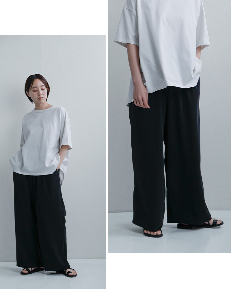 TRAVAIL MANUEL(トラバイユマニュアル)ベネシャンワイドフレアパンツ5107