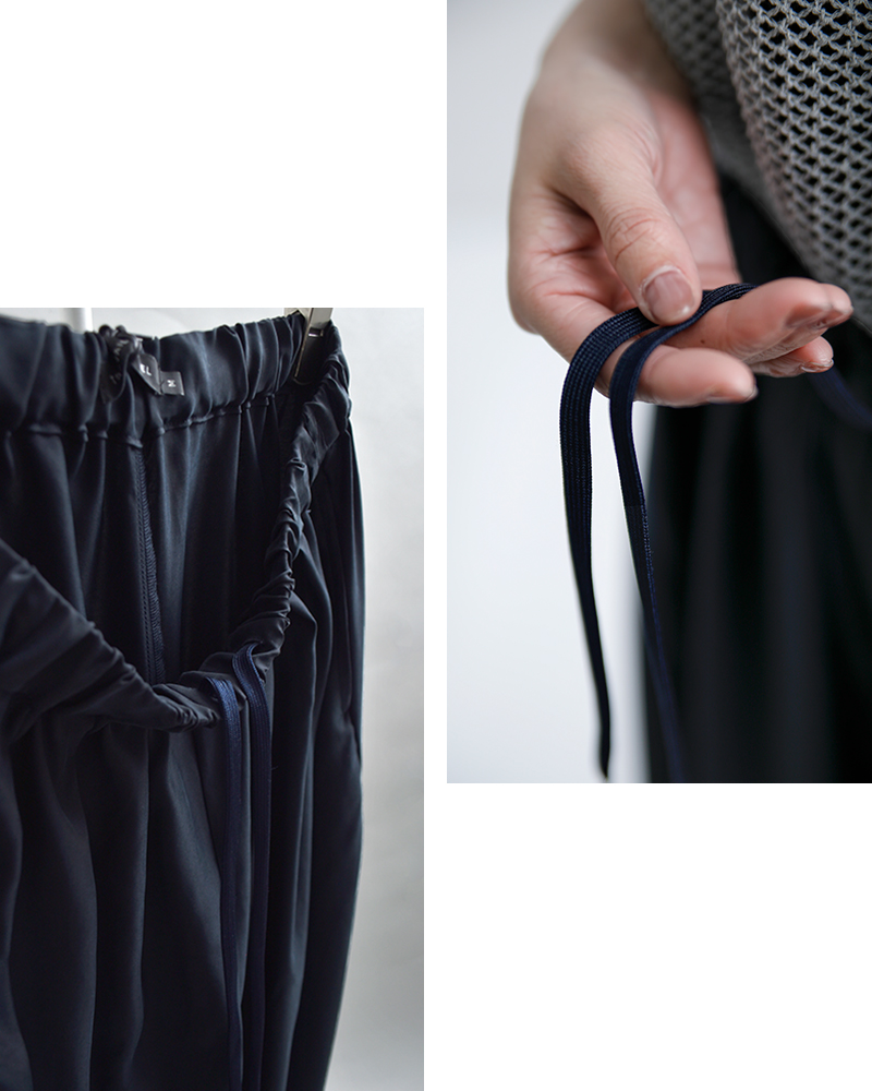 TRAVAIL MANUEL(トラバイユマニュアル)キュプリル3タックキュロットパンツ5108