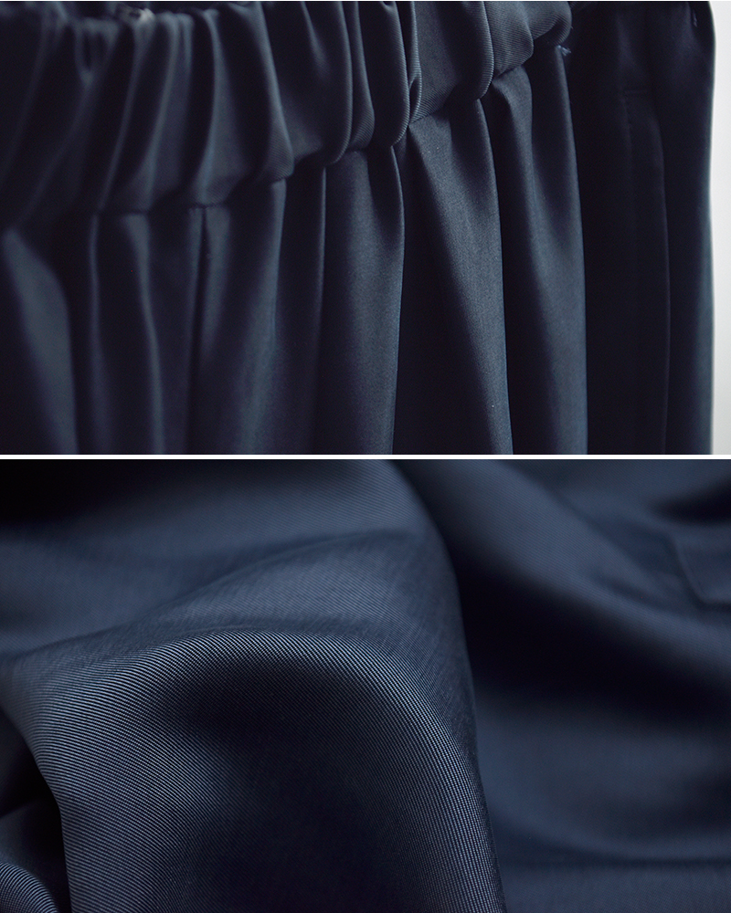 TRAVAIL MANUEL(トラバイユマニュアル)キュプリル3タックキュロットパンツ5108