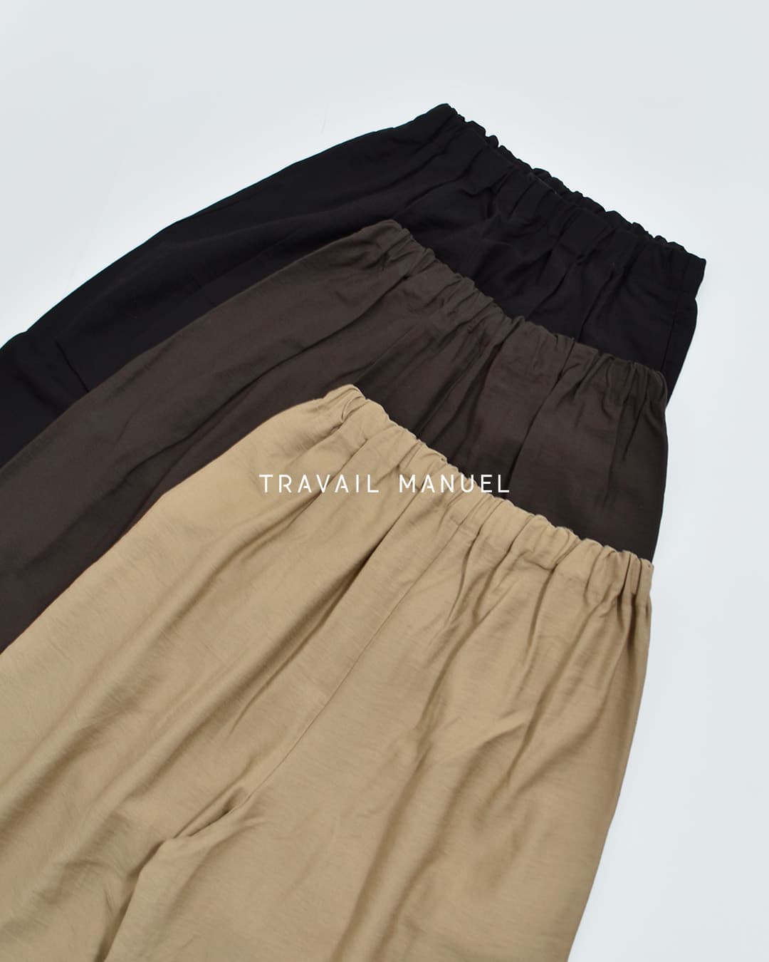 TRAVAIL MANUELヴィンテージツイル コクーン パンツ 5114