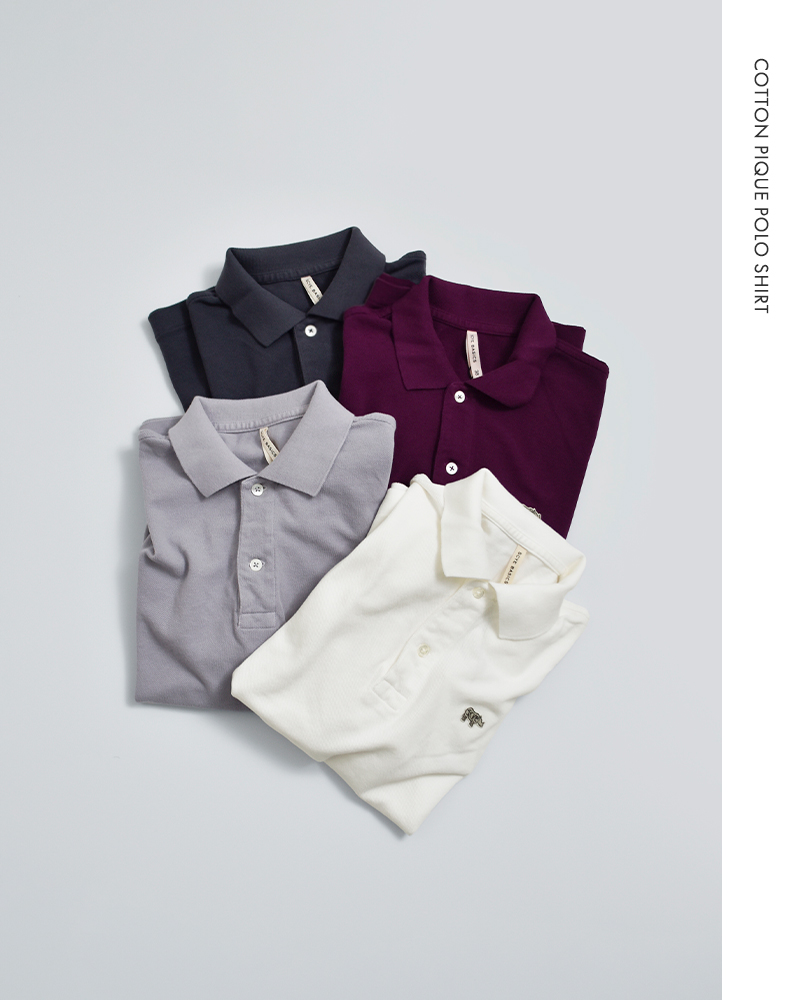 SCYE BASICS(サイベーシックス)コットンピケポロシャツCottonPiquePoloShirt5226-21702