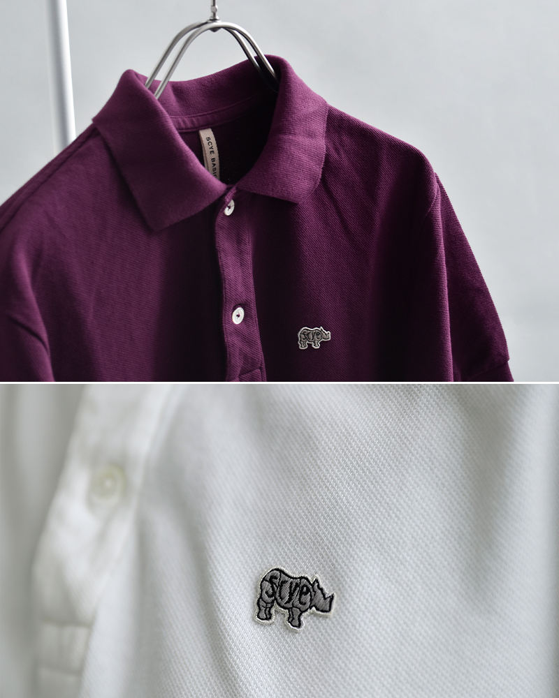 SCYE BASICS(サイベーシックス)コットンピケポロシャツCottonPiquePoloShirt5226-21702