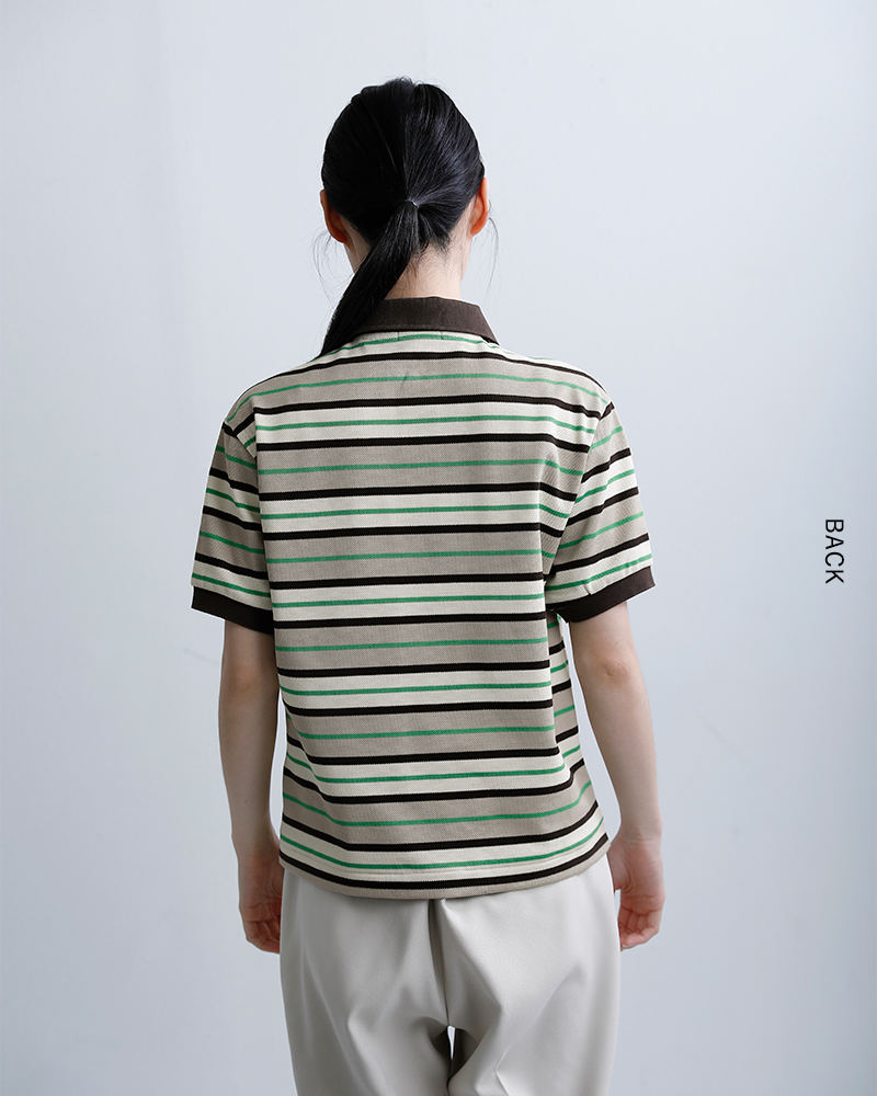 SCYE BASICS(�T�C�x�[�V�b�N�X)�R�b�g�����̎q�}���`�{�[�_�[�|���V���cStripedCottonPiquetPoloShirt5226-21707