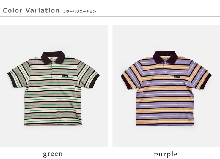 SCYE BASICS(�T�C�x�[�V�b�N�X)�R�b�g�����̎q�}���`�{�[�_�[�|���V���cStripedCottonPiquetPoloShirt5226-21707