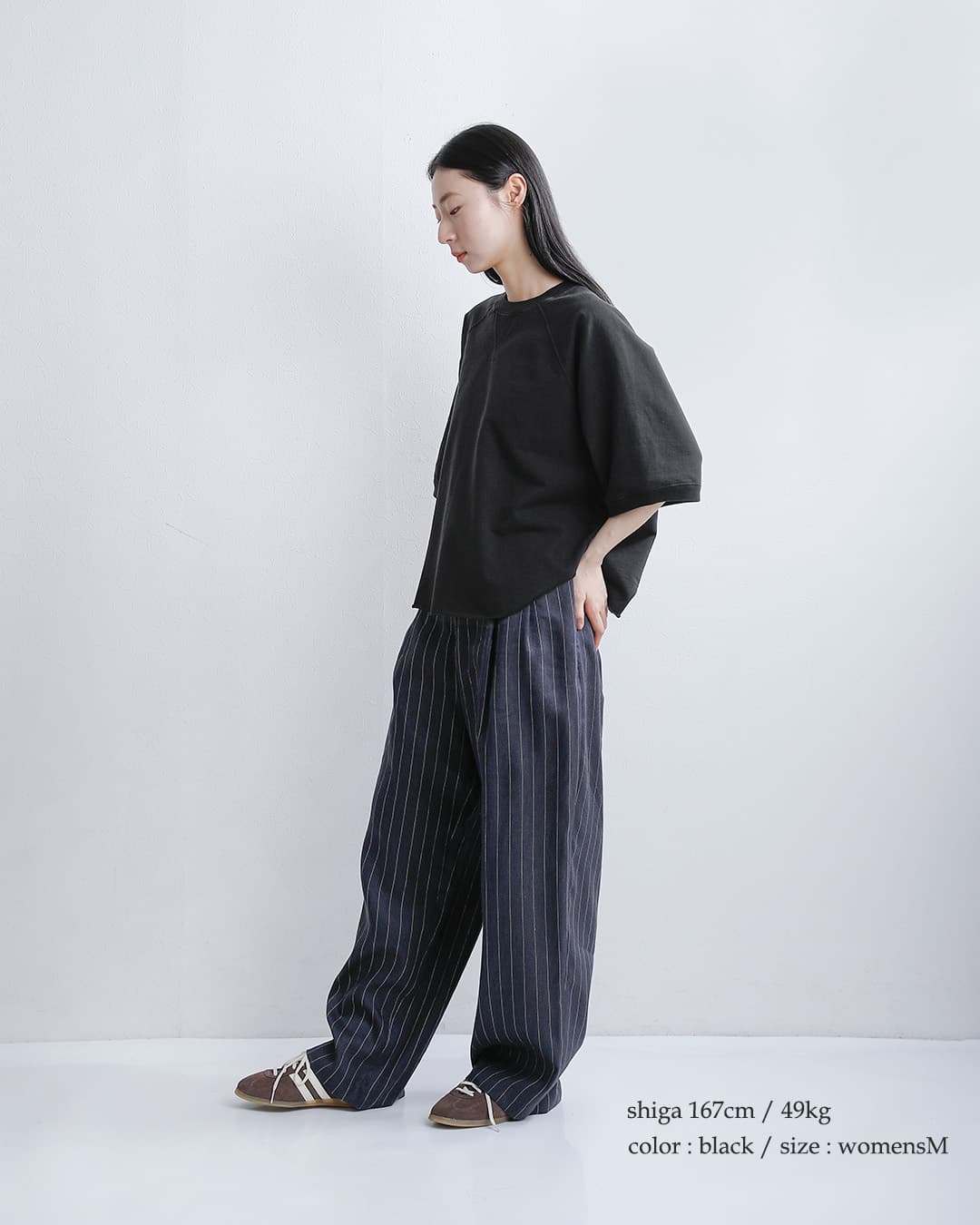 Healthknitフェードライトウェイト クルーネック 半袖 スウェットシャツ 54035