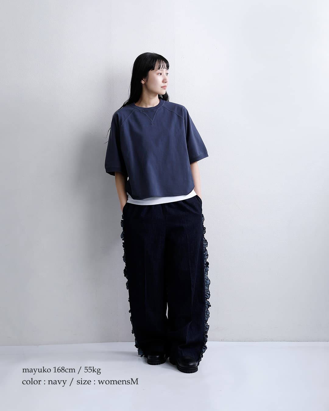 Healthknitフェードライトウェイト クルーネック 半袖 スウェットシャツ 54035