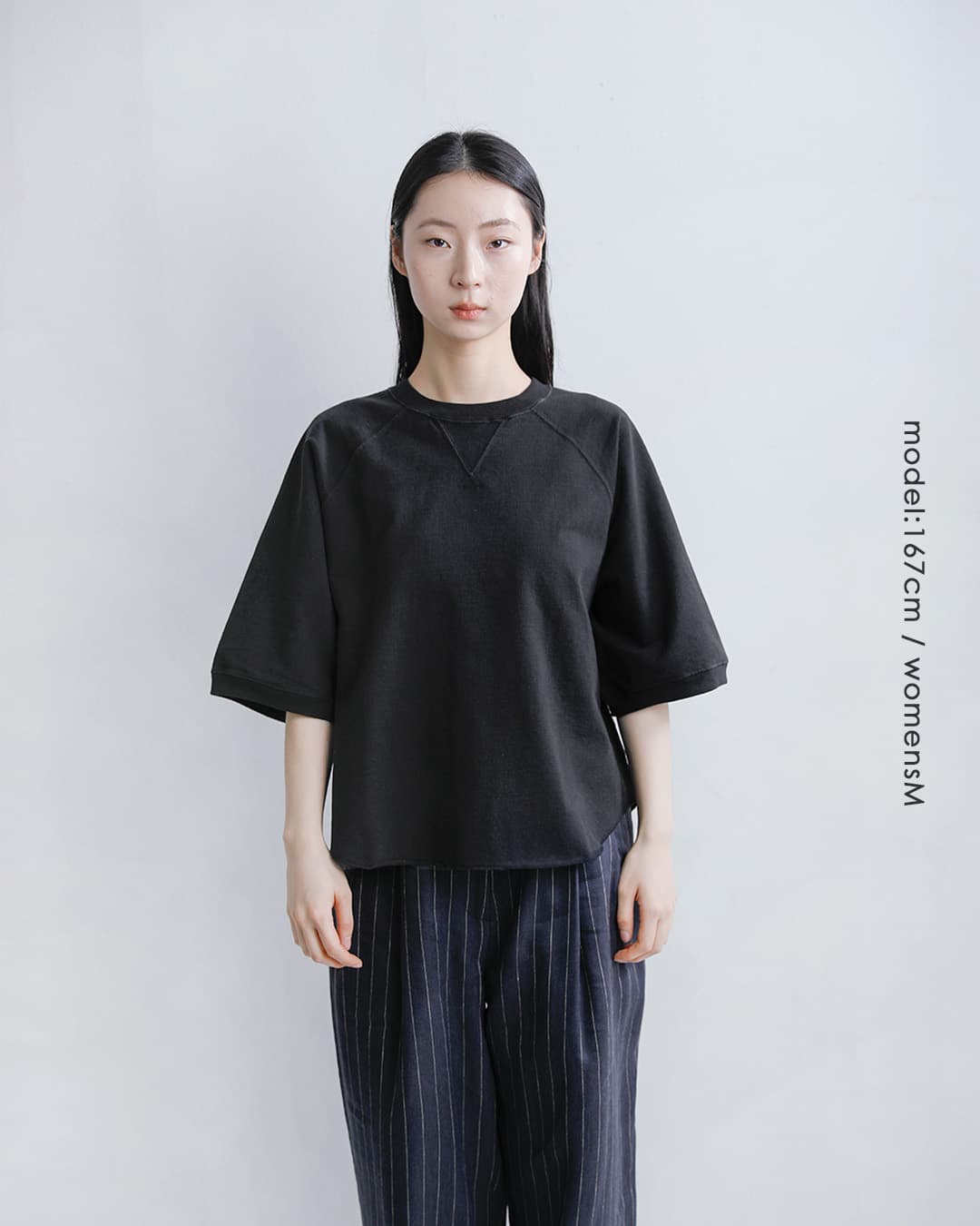 Healthknitフェードライトウェイト クルーネック 半袖 スウェットシャツ 54035