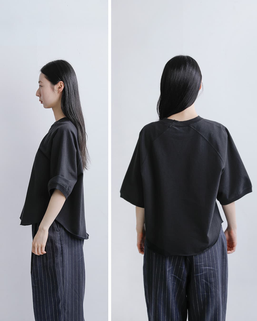 Healthknitフェードライトウェイト クルーネック 半袖 スウェットシャツ 54035