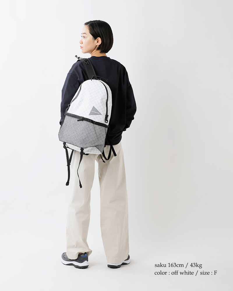 and wander(アンドワンダー)エコパック20Lデイパック“ECOPAK20Ldaypack”574-3975004