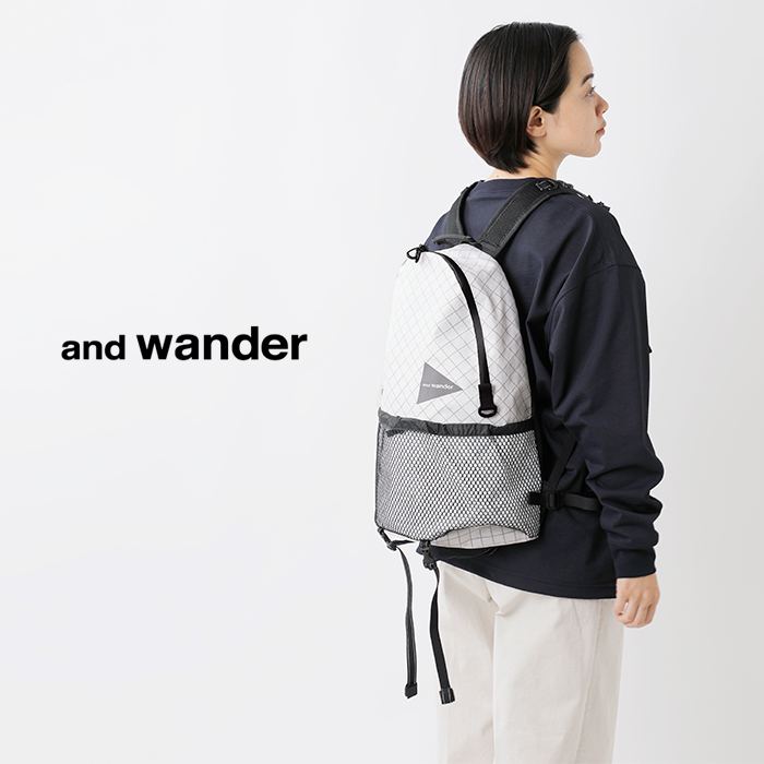 and wander(アンドワンダー)エコパック20Lデイパック“ECOPAK20Ldaypack”574-3975004
