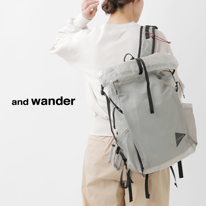 and wander(アンドワンダー)ダイニーマ軽量バックパック“ULbackpackwithDyneema(R)”574-4975196