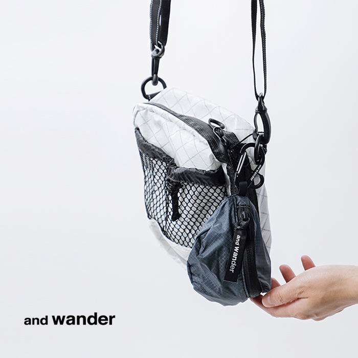 and wander(アンドワンダー)シルミニポーチ“silminipouch”574-4977318