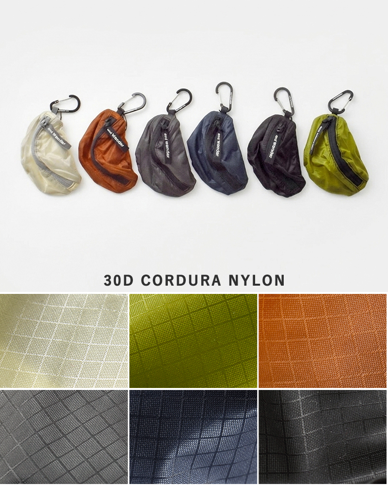 and wander(アンドワンダー)シルミニポーチ“silminipouch”574-4977318