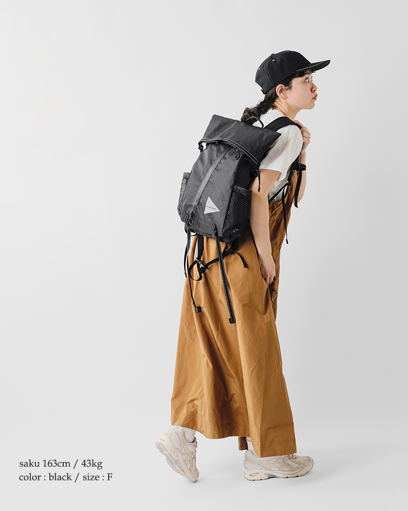 and wander(アンドワンダー)エコパック18Lバックパック“ECOPAK18Lbackpack”574-5975203
