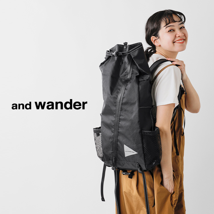 and wander(アンドワンダー)エコパック18Lバックパック“ECOPAK18Lbackpack”574-5975203