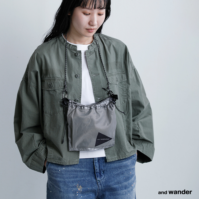 and wander(アンドワンダー)ダイニーマサコッシュULsacochewithDyneema574-5975209