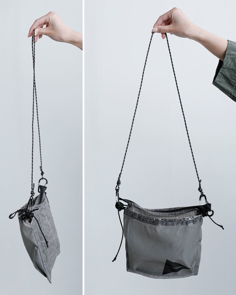 and wander(アンドワンダー)ダイニーマサコッシュULsacochewithDyneema574-5975209
