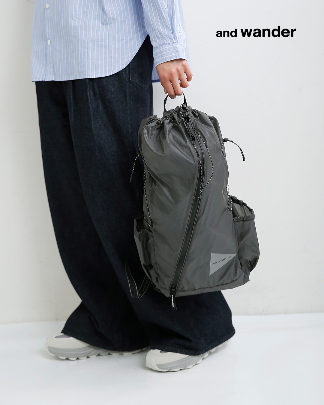 and wanderシル デイパック sil daypack 574-5975211