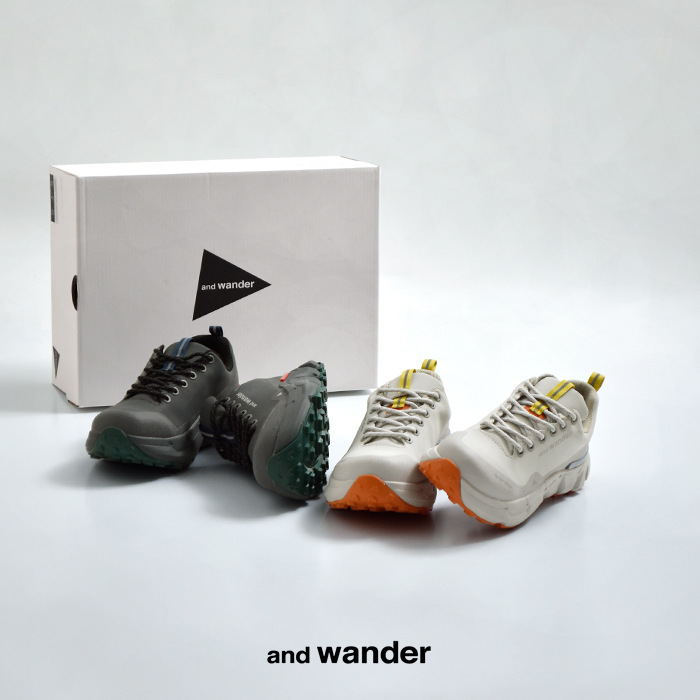 and wander(アンドワンダー)ウォータープルーフローカットトレッキングシューズwaterprooftrekshoeslow574-5978145