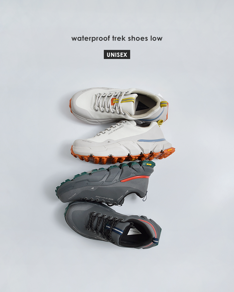 and wander(アンドワンダー)ウォータープルーフローカットトレッキングシューズwaterprooftrekshoeslow574-5978145