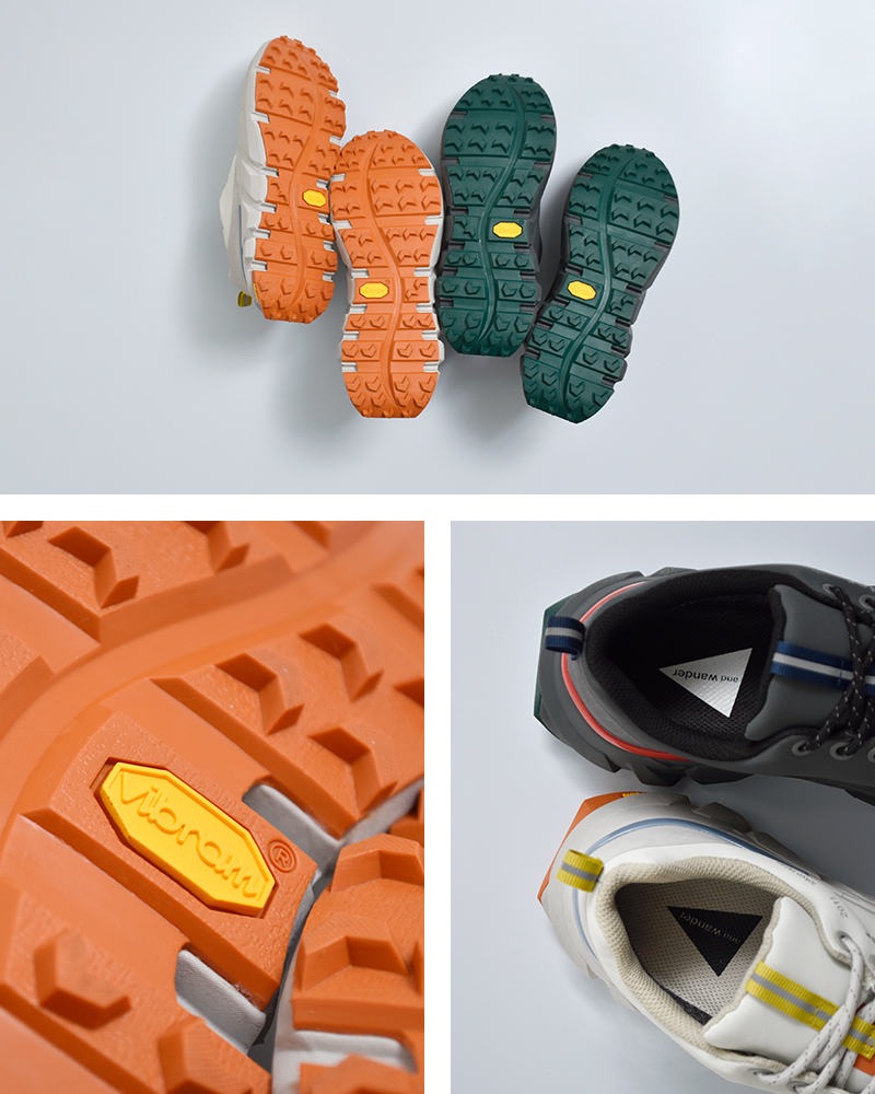 and wander(アンドワンダー)ウォータープルーフローカットトレッキングシューズwaterprooftrekshoeslow574-5978145