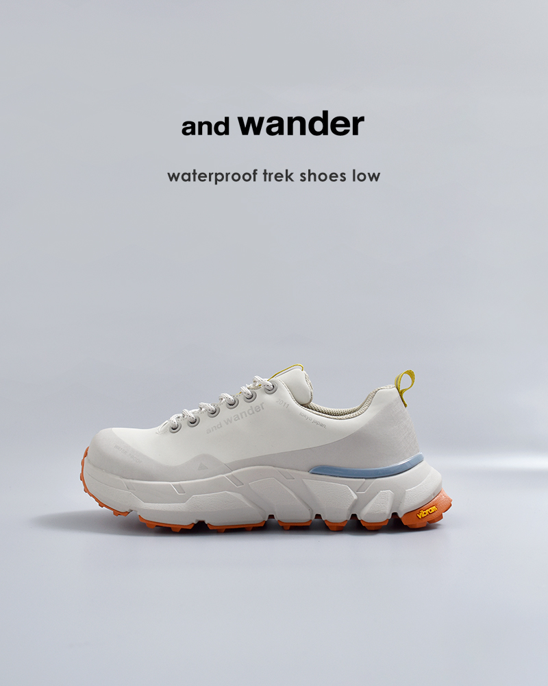 and wander(アンドワンダー)ウォータープルーフローカットトレッキングシューズwaterprooftrekshoeslow574-5978145