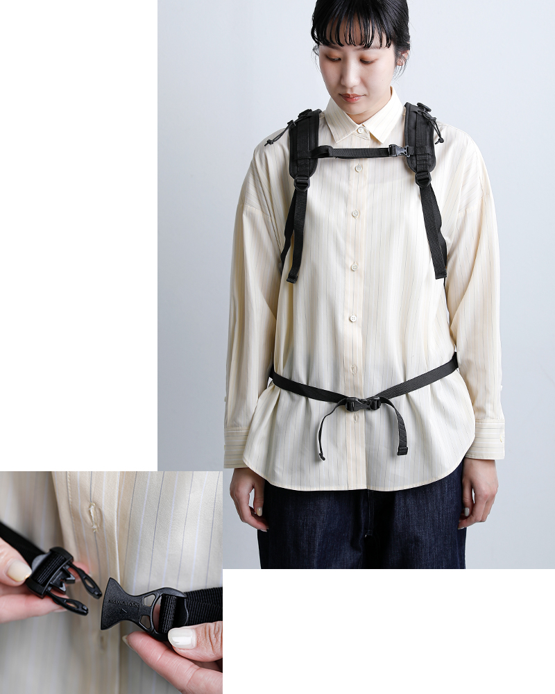 and wander(アンドワンダー)PE/CO20LデイパックPE/CO20Ldaypack574-5985223