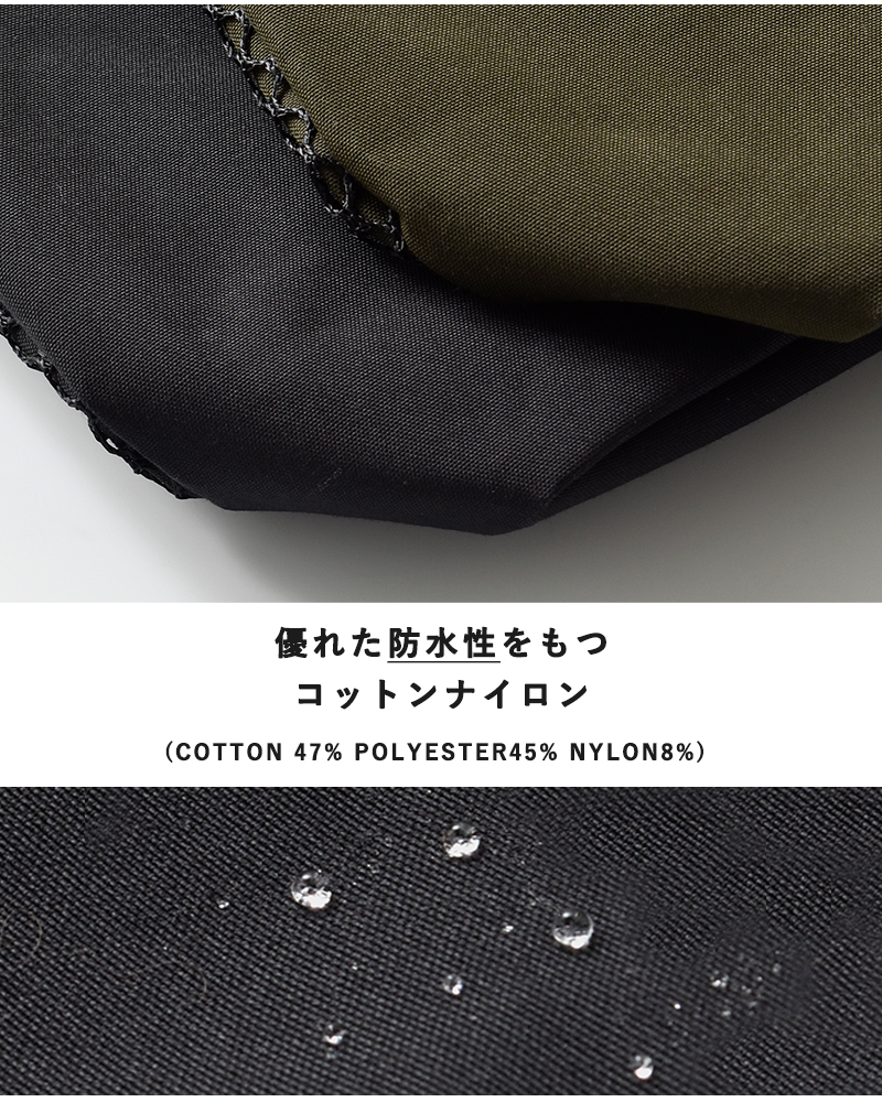 and wander(アンドワンダー)防水2wayショルダーバッグ“PE/CO2waybag”574-5985225