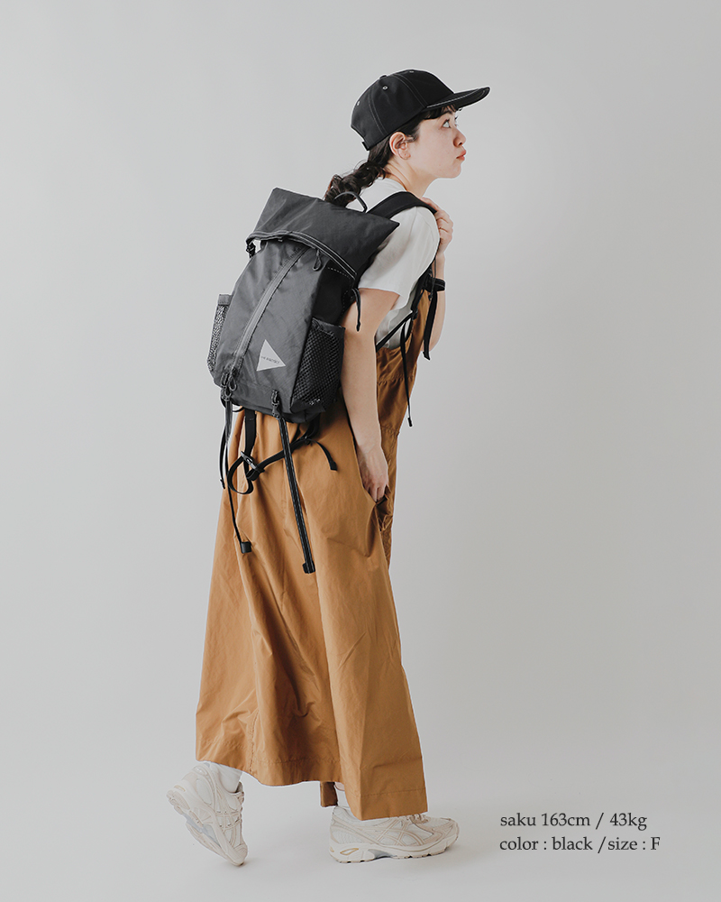 and wander(アンドワンダー)撥水6パネルキャップ“PE/COcap”574-5986245