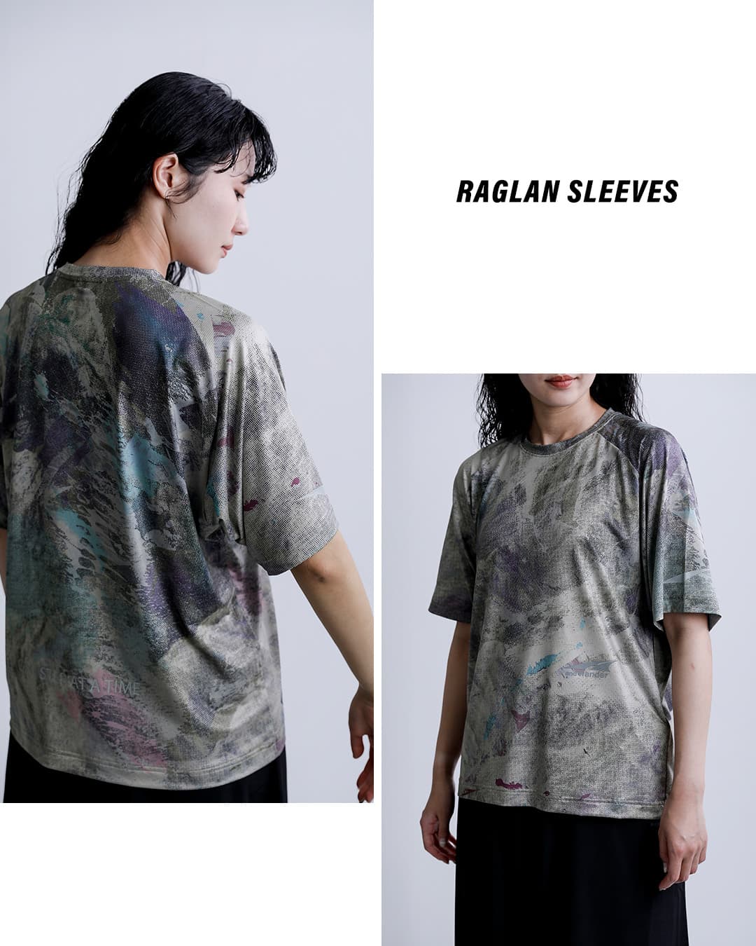and wanderグラフィック 半袖Tシャツ ALTRA×and wander graphic SS T 574-6164502