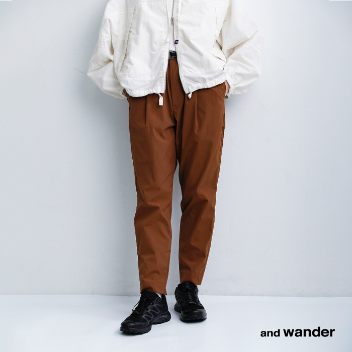 and wander速乾 UVカット ストレッチ パンツ UV cut stretch pants 574-6182069