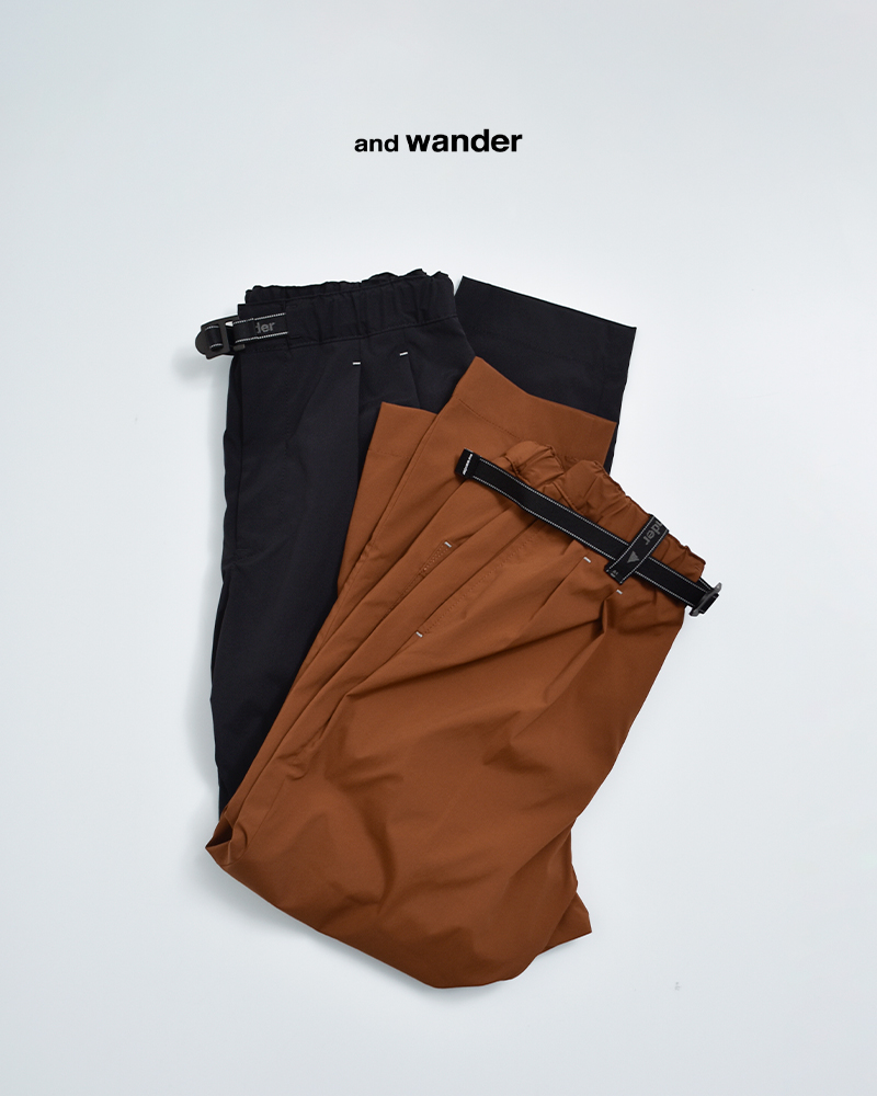 and wander速乾 UVカット ストレッチ パンツ UV cut stretch pants 574-6182069