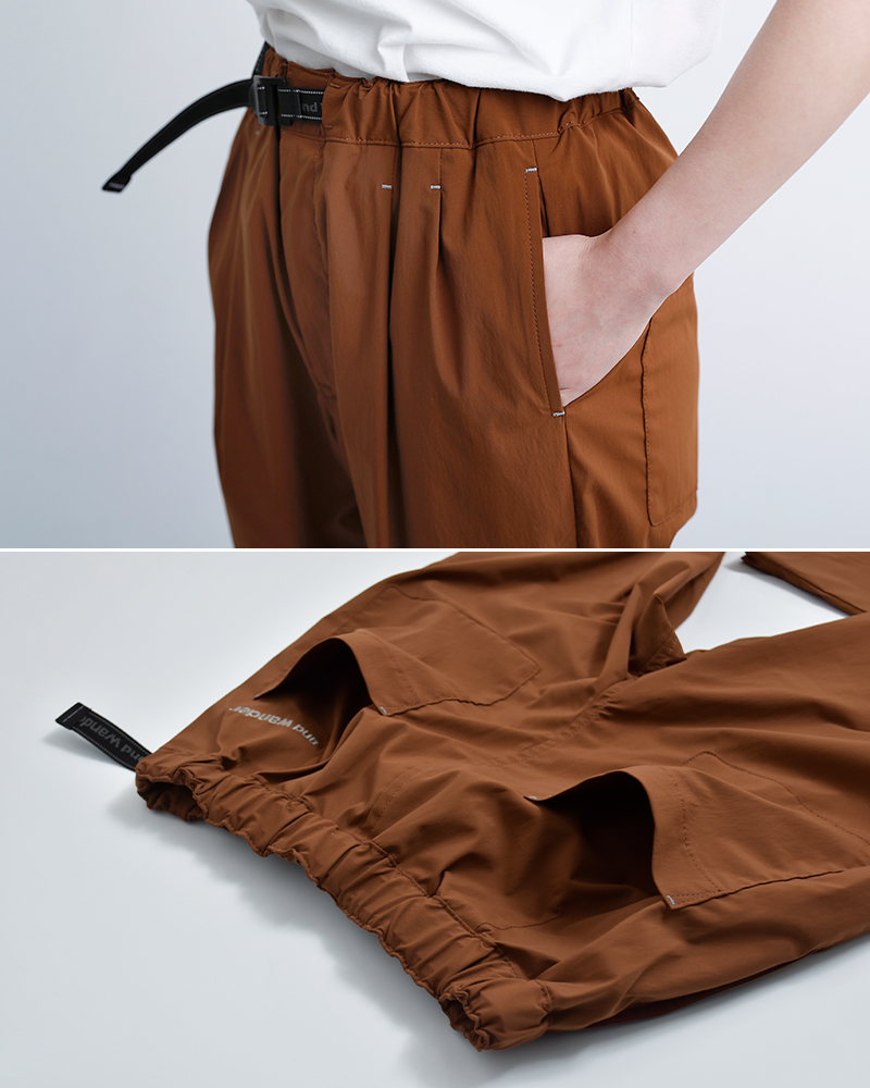 and wander速乾 UVカット ストレッチ パンツ UV cut stretch pants 574-6182069
