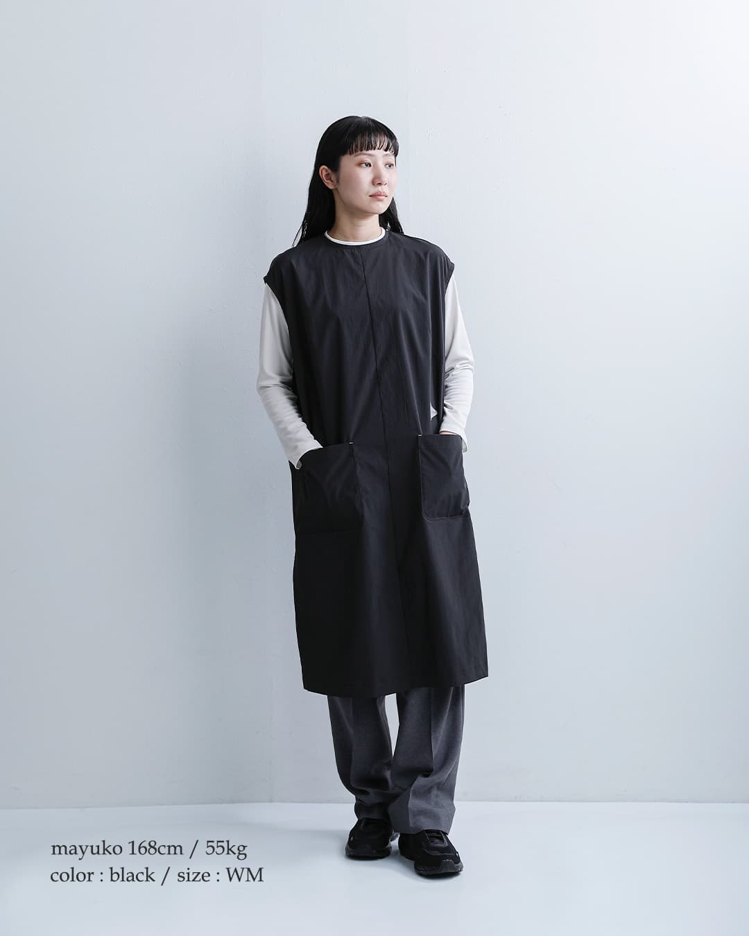 and wanderUVカット ストレッチ ドレス UV cut stretch SS dress 574-6183071