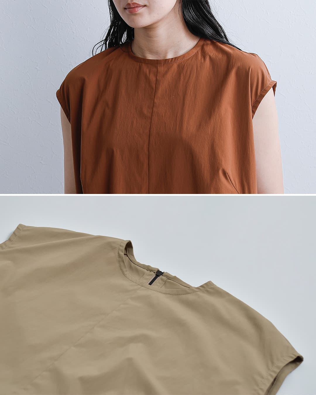 and wanderUVカット ストレッチ ドレス UV cut stretch SS dress 574-6183071