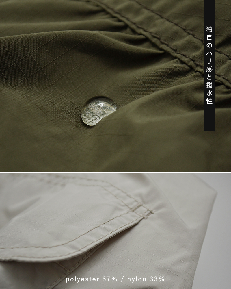 and wander(アンドワンダー)撥水オーバーサイズカーゴドレスoversizedcargodress574-6183091